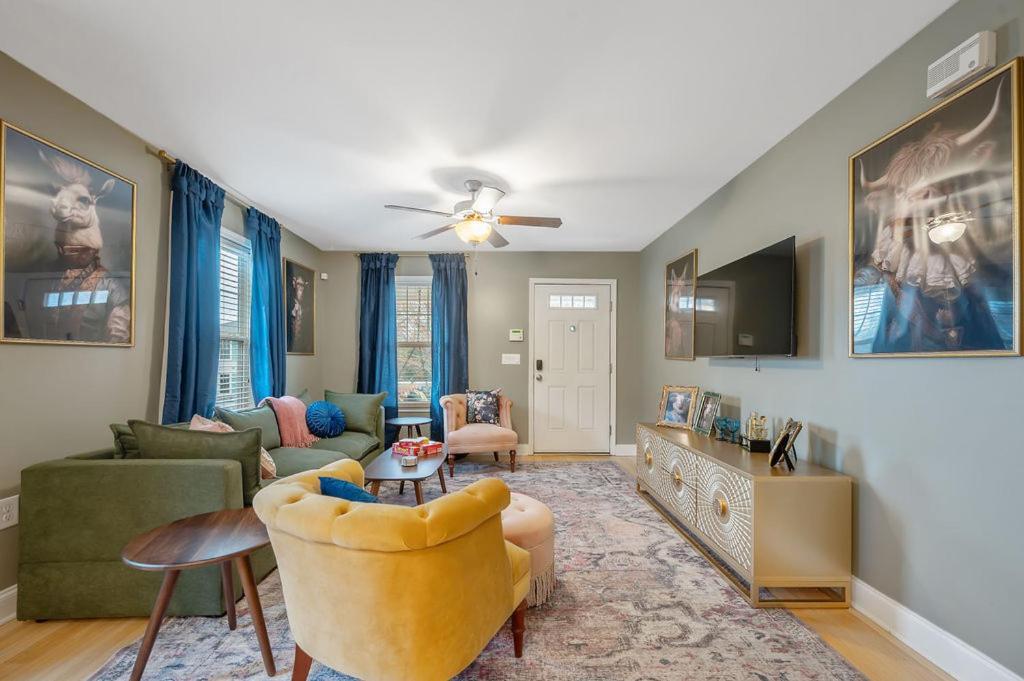 New Victorian Theme, 3Br, Lrg Backyard Close To Pnc Arena, Downtown, And Rdu Airport ราลลี ภายนอก รูปภาพ
